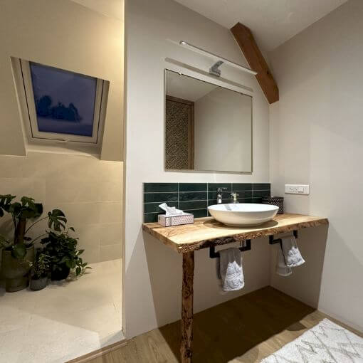 Création d’une salle de bains et d’un espace dressing dans les combles à Rhinau (67) - Avenir Rénovations