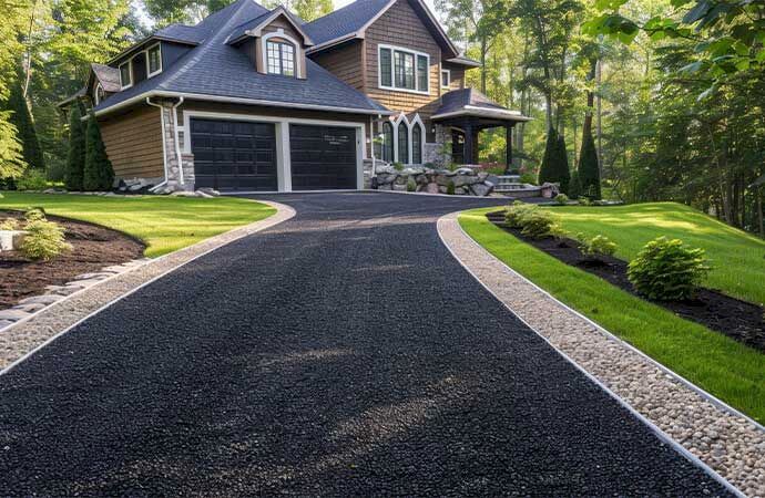 Les étapes pour goudronner une allée