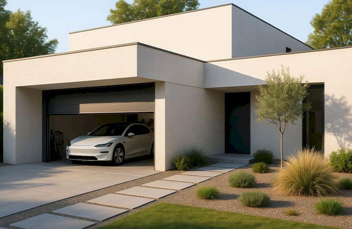 Prix d'une extension de garage selon la surface et le matériau