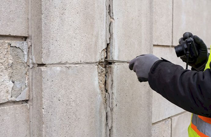 Réparer un enduit fissuré ou traiter une cause structurelle