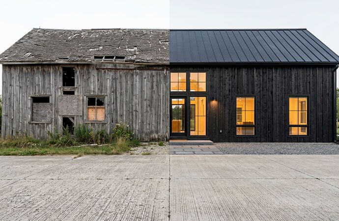 Rénovation de grange avant/après : combien ça coûte et dans quel ordre ?