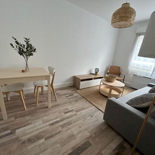 Rénovation complète d’un appartement de 50 m² dans le 49 à Angers