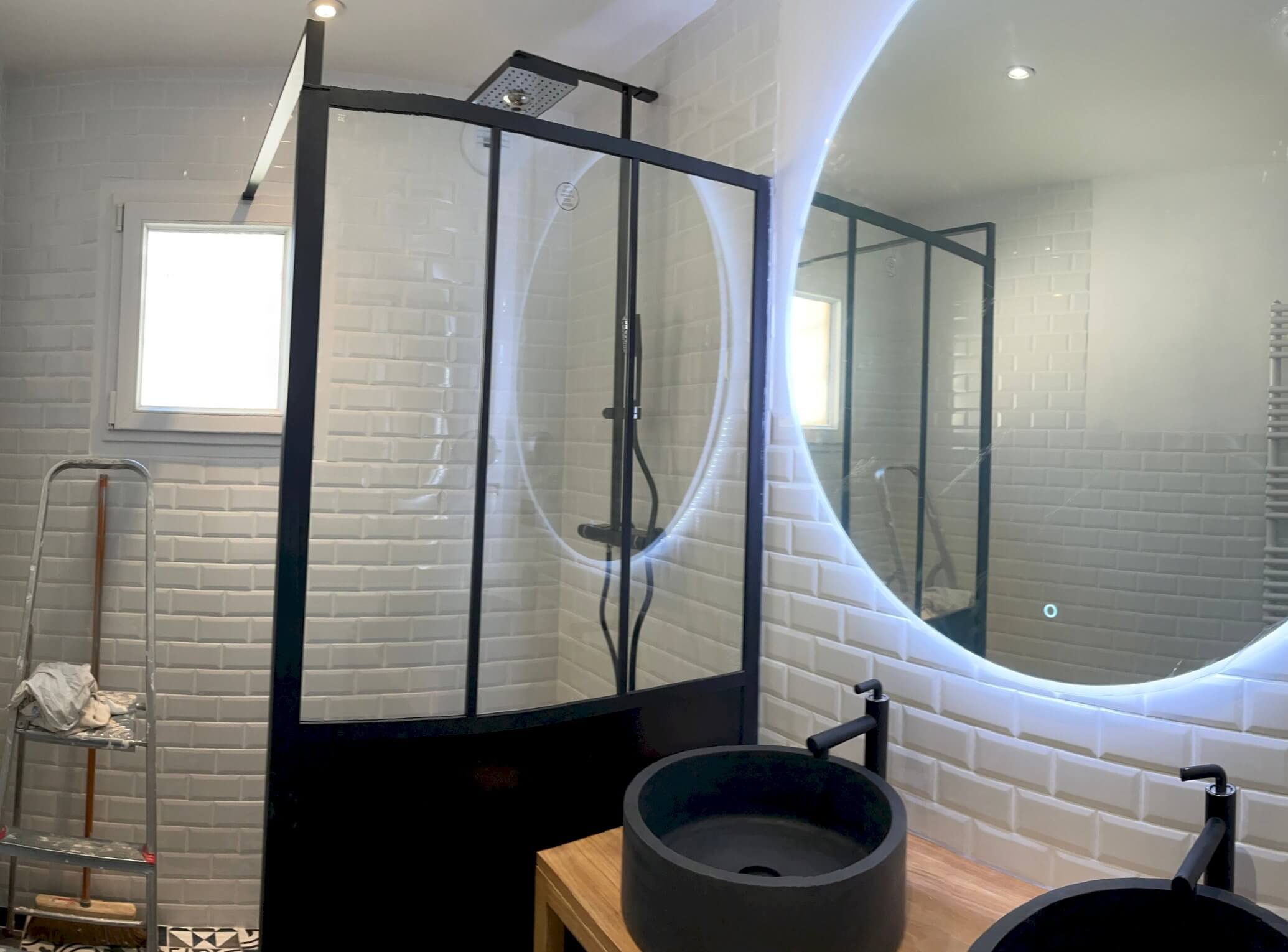 Rénovation complète de salle de bains à Dammartin-en-Serve (78) - Avenir Rénovations