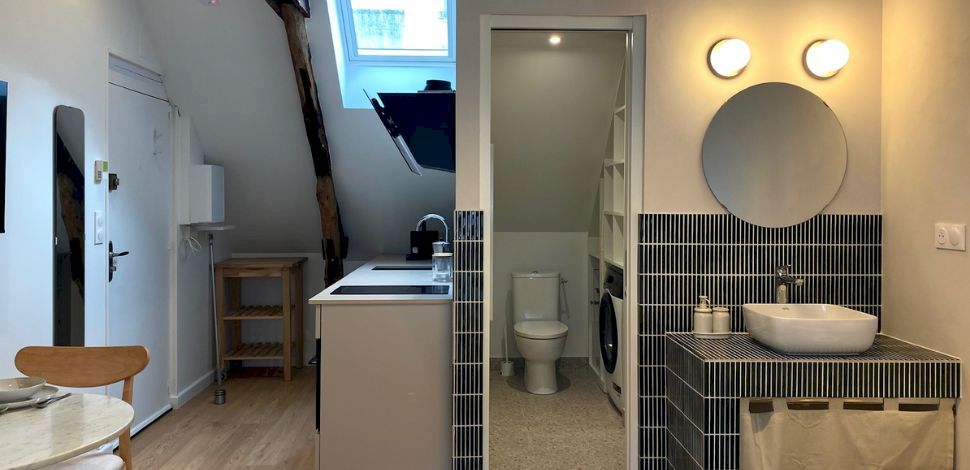 Rénovation complète d’un studio de 24 m² à Rennes (35) - Avenir Rénovations