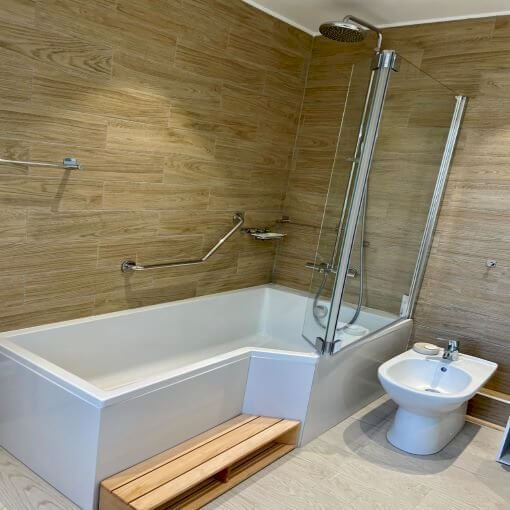 Rénovation d'une salle de bains avec WC à Dammartin-en-Serve (78)