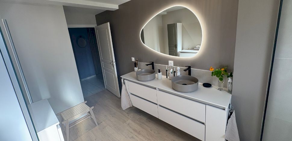 Rénovation d'une salle de bain de 10m2 à Andrézieux-Bouthéon (42)