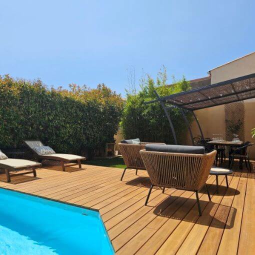 Rénovation terrasse, piscine et clôture à Narbonne (11)