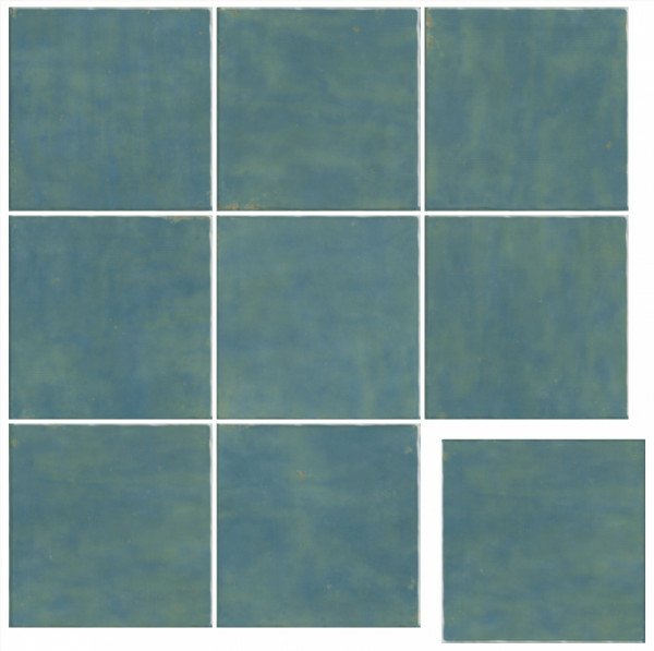 CERAMIQUE DECO - Carrelage Mur - Effet Zellig - Lazuli - 10,8x10,8 - Réf.CEBL28