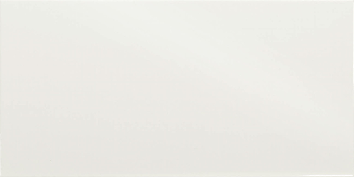 CLEAR - Carrelage Mur Effet Uni - White Decor Gloss Brillant 25x50 - Réf.219210
