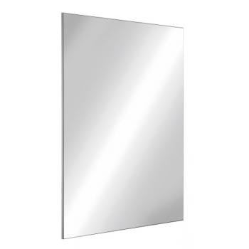 Miroir de toilette Inox poli incassable rectangulaire - 595x485 - Réf. 3458