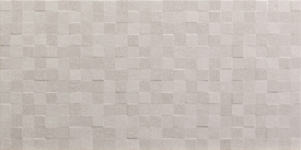 DOME - Carrelage Mur Effet pierre - Grey Décor 25x50 - Réf.217225
