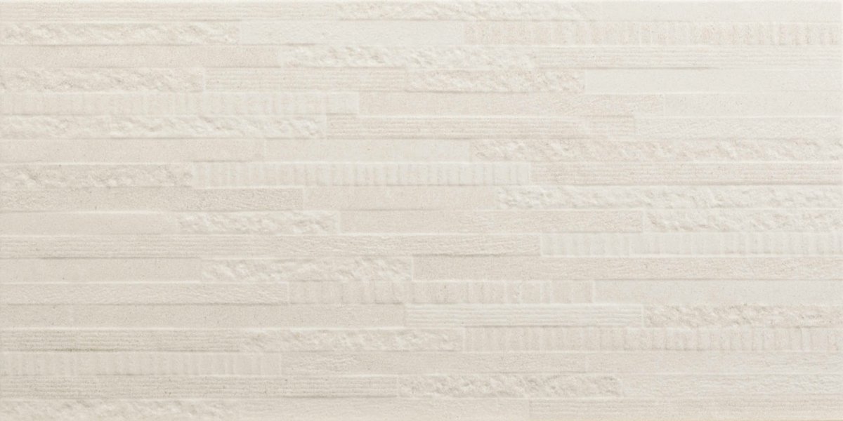 DOME Wall - Carrelage Mur Effet pierre - White 25x50 - Réf.217226