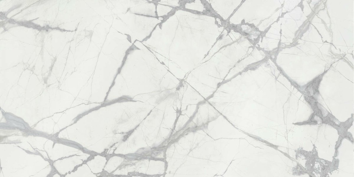 DUALITY - Carrelage Mur Effet marbre - White Nanotech 60x120 - Réf.236111
