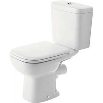 DURAVIT - Pack WC au sol 3 en 1 D-Code abattant standard - Réf.0130090001