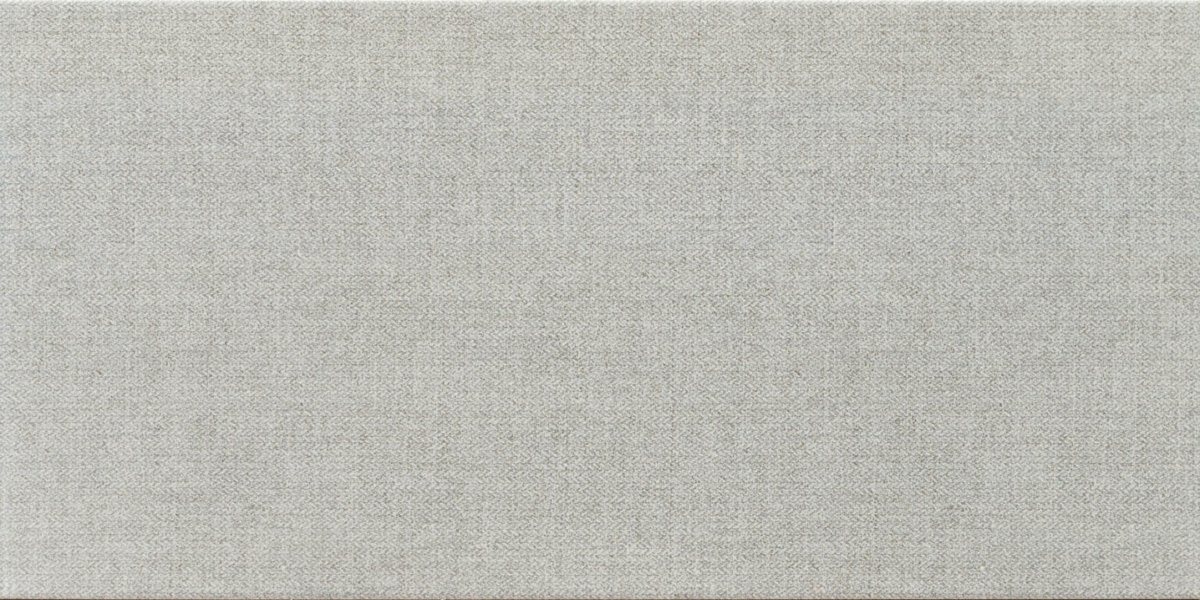 FIBER - Carrelage Mur Effet tissu - Grey 25x50 - Réf.225203