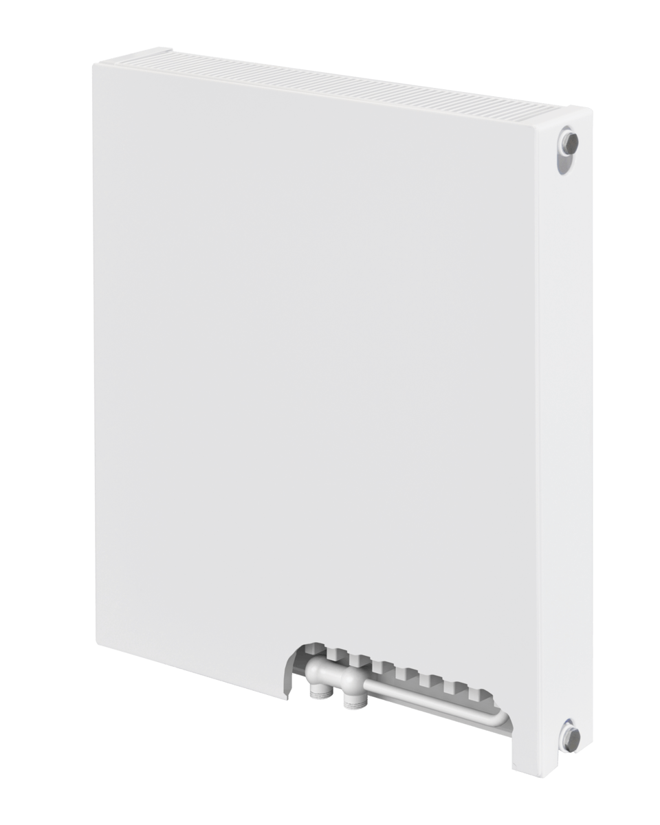 LOTHYS 6 - Radiateur eau chaude intégré raccord centrale - Type 21 Blanc L1000x400mm - Réf.LHRC21-4010
