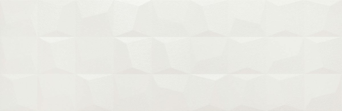 LUXE CUBIC - Carrelage Mur Effet Uni - White 30x90 - Réf.110225