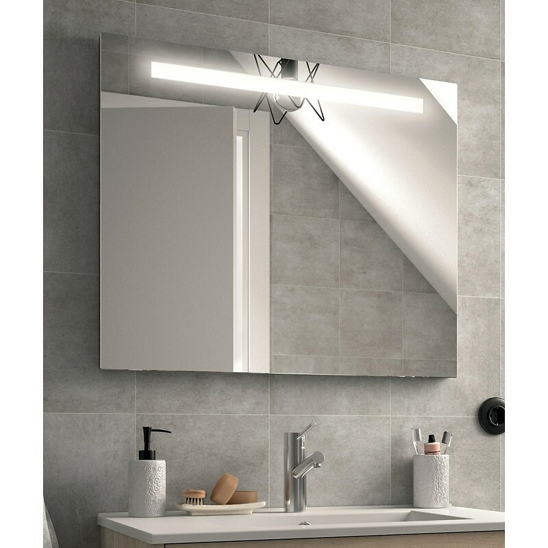 Miroir de salle de bain éclairant Sunset avec système anti-buée - Réf. 25031