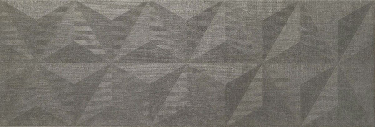 NATURE - Carrelage Mur Effet tissu - Graphite Décor 25x75 - Réf.194226