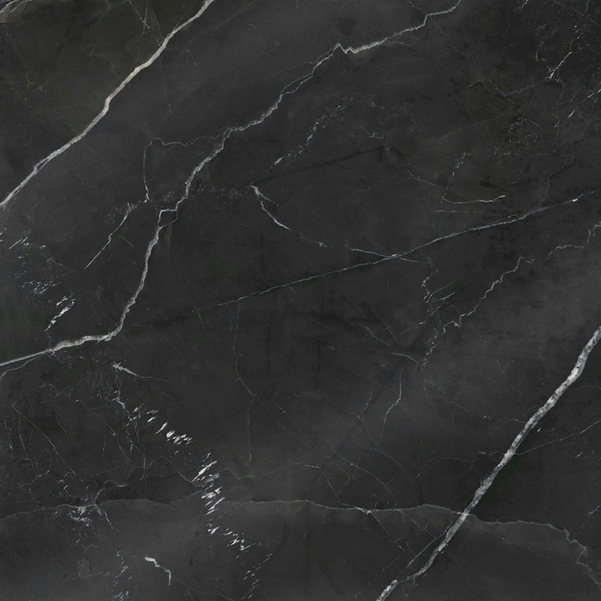 PALAZZO - Carrelage Sol Effet marbre - Black Ducale Nanotech 120x120 - Réf.233103