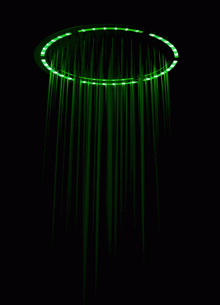Pomme de tête Rain Light Techno Cromo - Ref. A47003INT