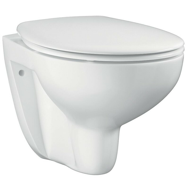 RENOVA COMPACT - Cuvette WC suspendue courte & abattant - Réf.500.804.00.1