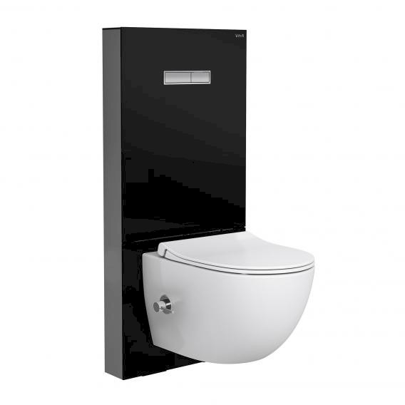 Réservoir caché en verre pour WC suspendu Vitrus - Réf : 770-5760-01 - Noir