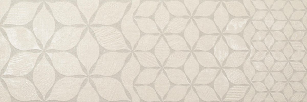 TERRA - Carrelage Mur Effet béton - White Décor 30x90 - Réf.224112