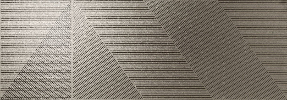 TRESOR - Carrelage Mur Effet Métal - Silver  31,5x90 - Réf.210202
