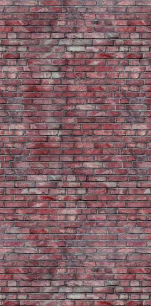 VIPANEL - Panneau Mural Aspect Brique - Finition Velvet - 100x255cm - Brique rouge - Réf.1420000301