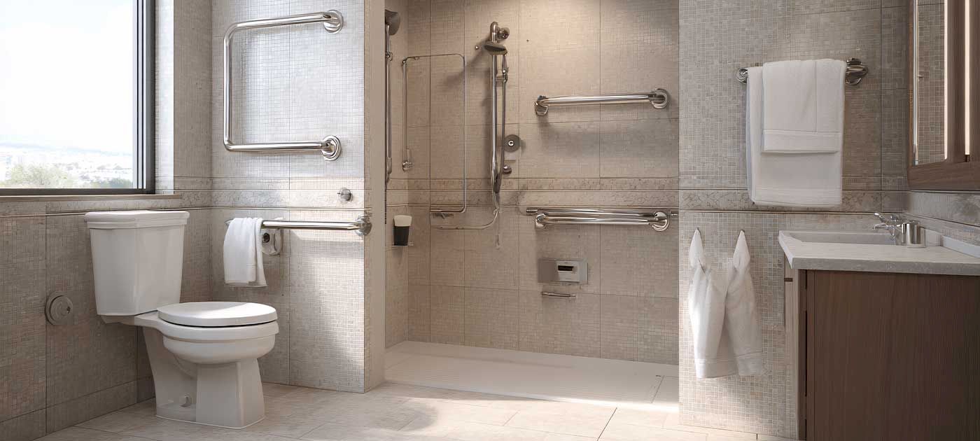 Aménagement salle de bains PMR à Rezé