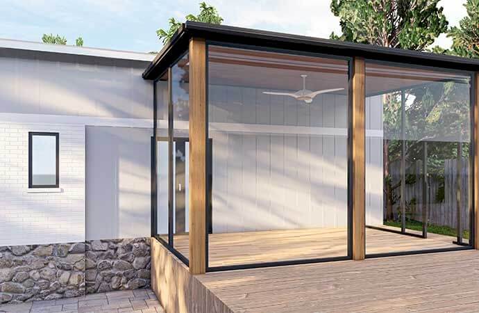Comment se déroule un projet d'extension d'une maison de campagne ?