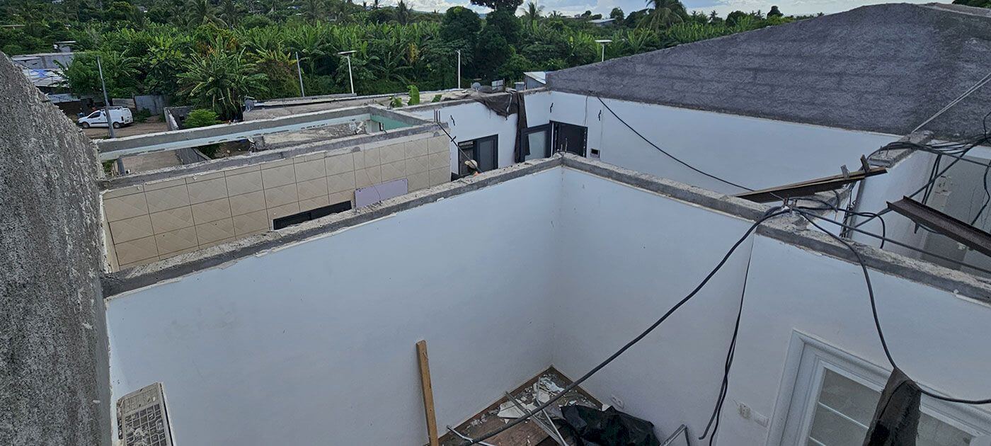 Reconstruction de maison à Mayotte