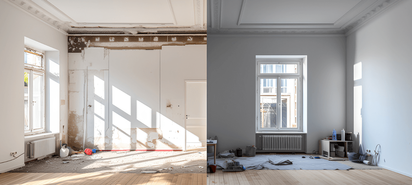Rénovation à Saint-Denis