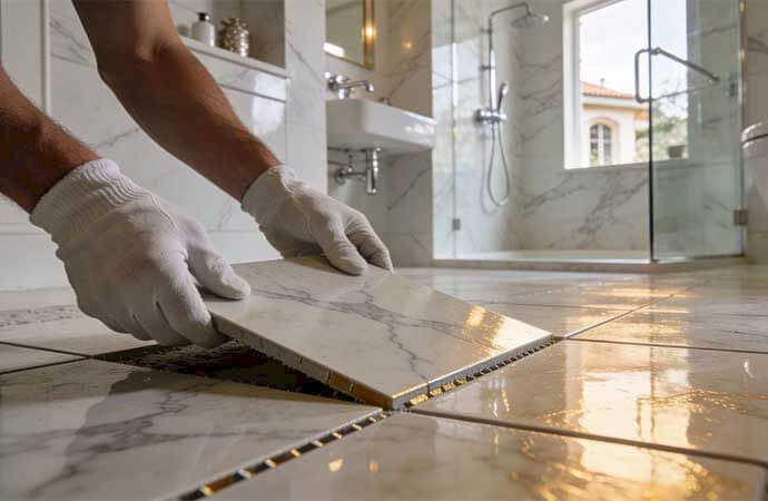 Les étapes d'un projet de rénovation de salle de bains à Chantilly