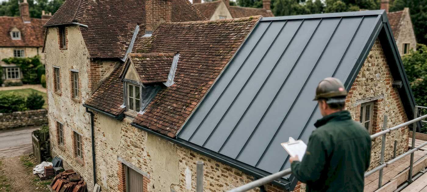 Rénovation toiture à Beaune